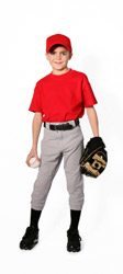 Boy In Baseball Gear